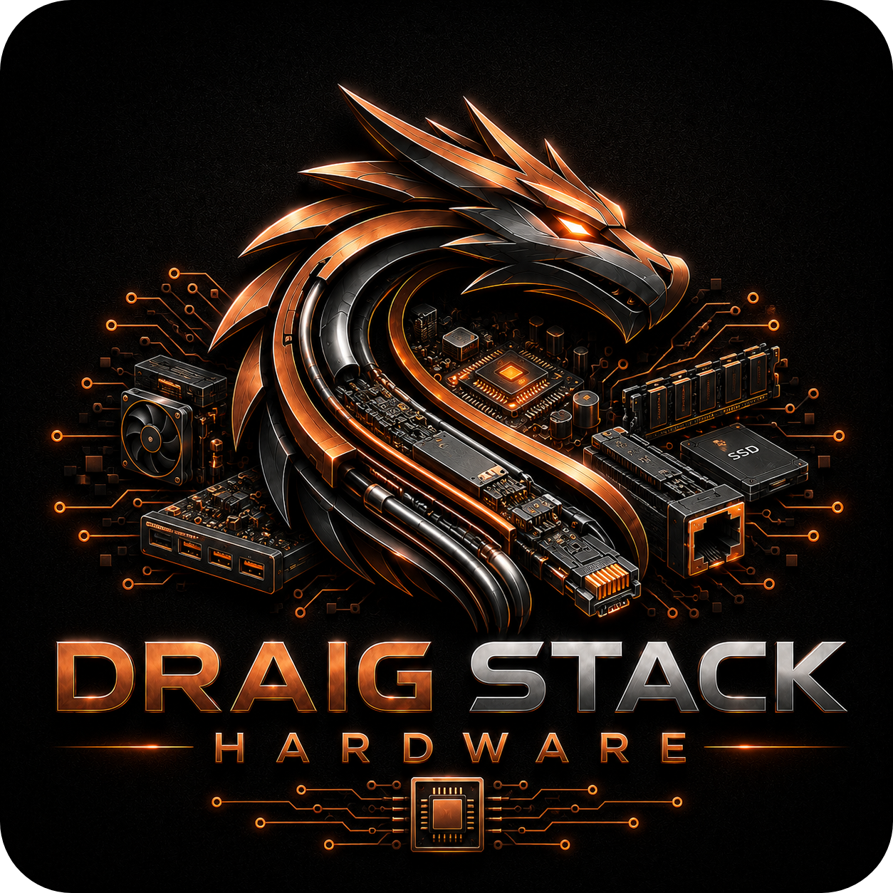 Draig Stack Hardware logo