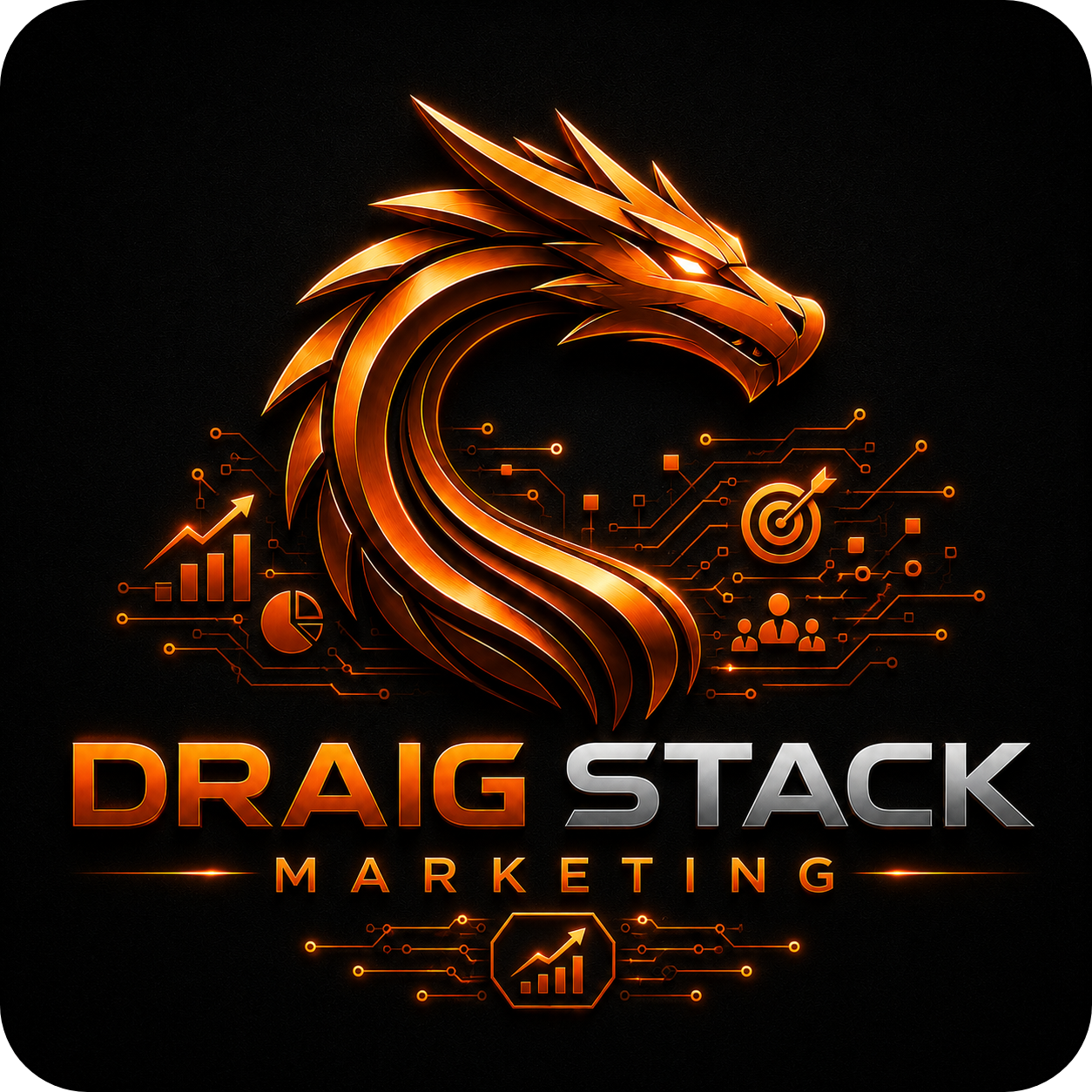 Draig Stack Marketing logo